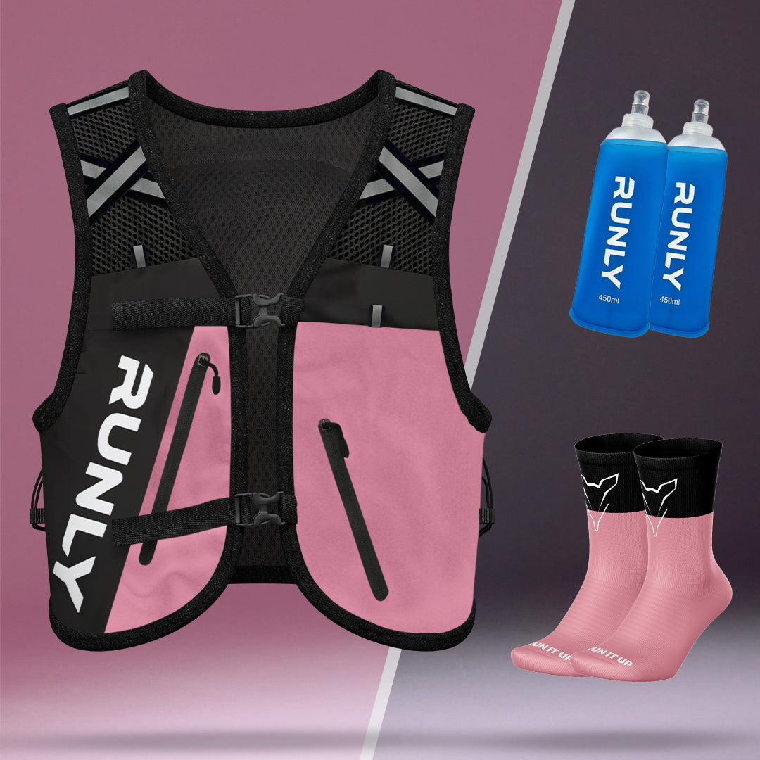 Rose Black + Soft Bottles + Socks Bundle