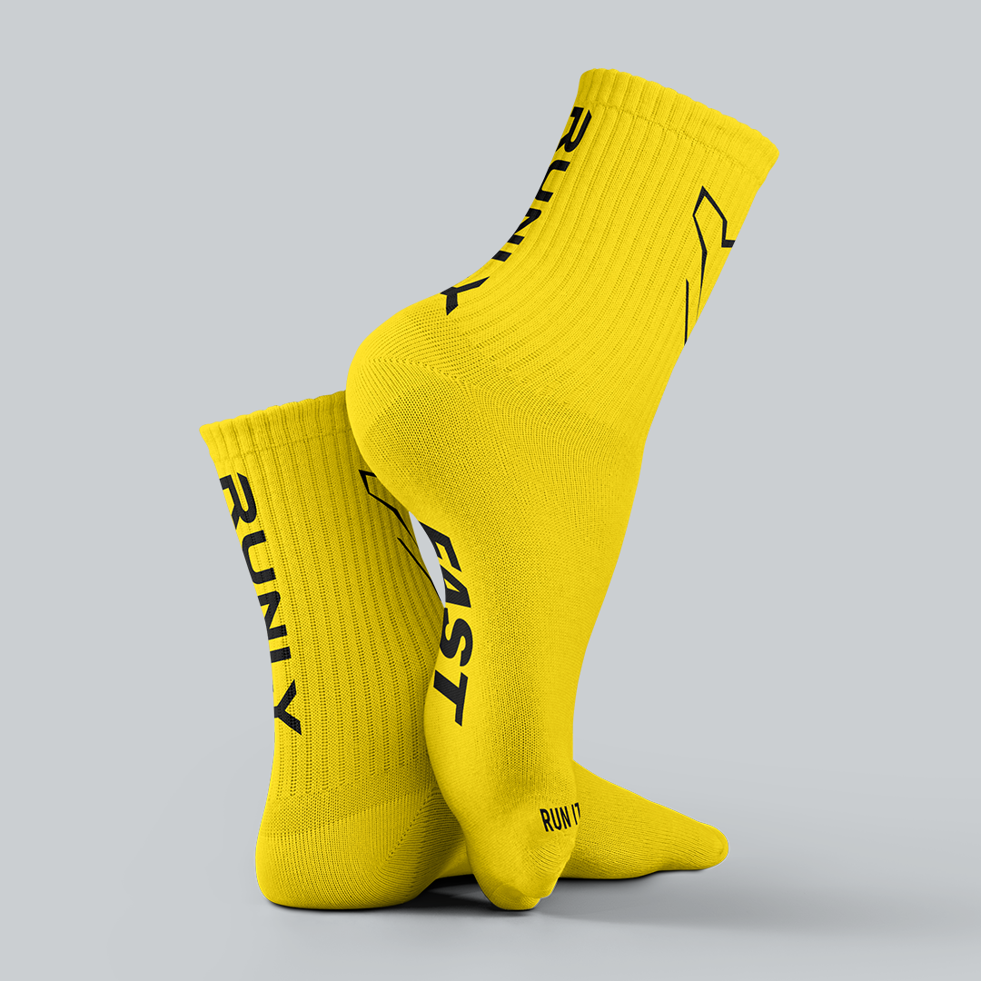 RUNNING SOCKS Yellow The best socks for RUNLY