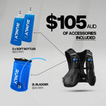 HYDRATION VEST | RUNLY R700 | BLACK WHITE