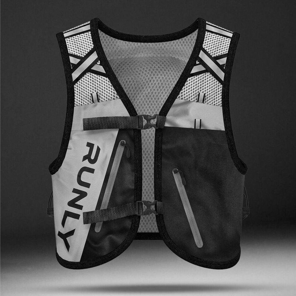 RUNNING VEST HYBRID PRO GREY/BLACK– RUNLY