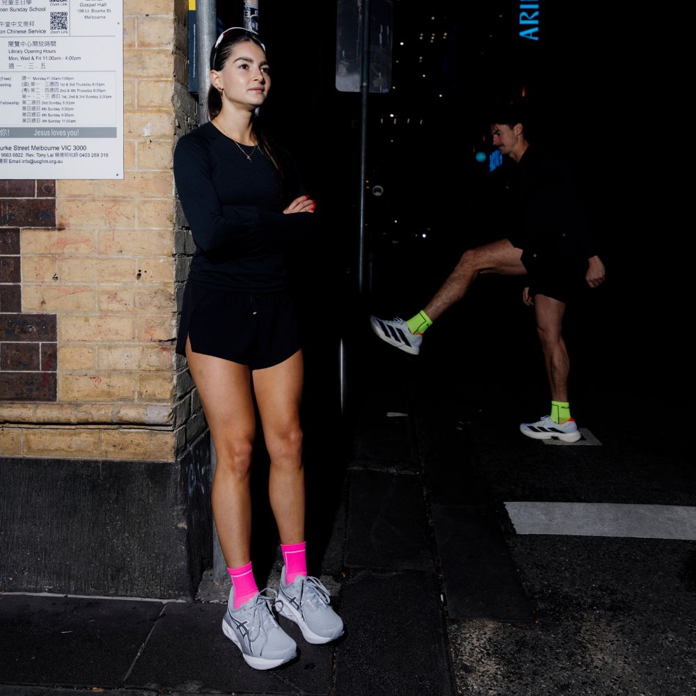Performance Running Socks | Neon Pink