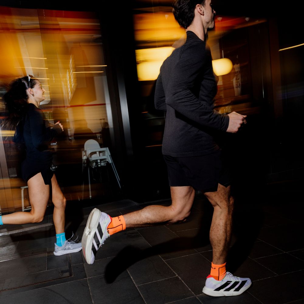 Performance Running Socks | Orange Inferno