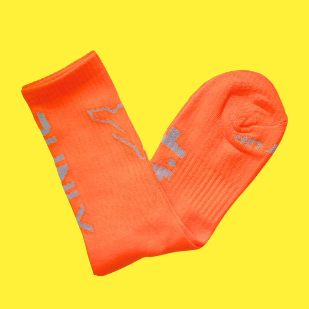Running Socks | Fluro Orange