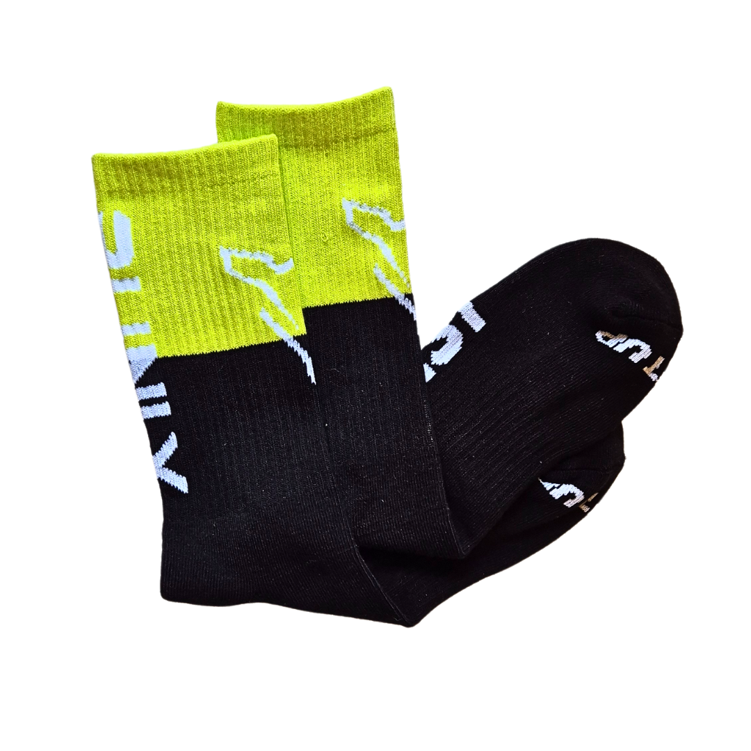 Running Socks | Highlighter Black