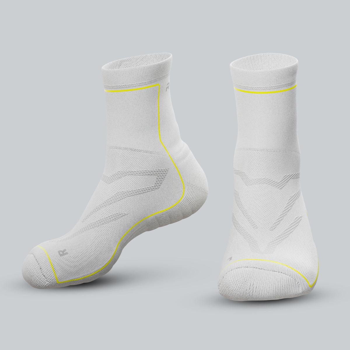 Performance Running Socks | White Volt