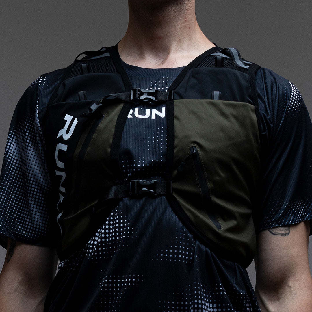 HYBRID PRO RUNNING VEST | FOREST BLACK