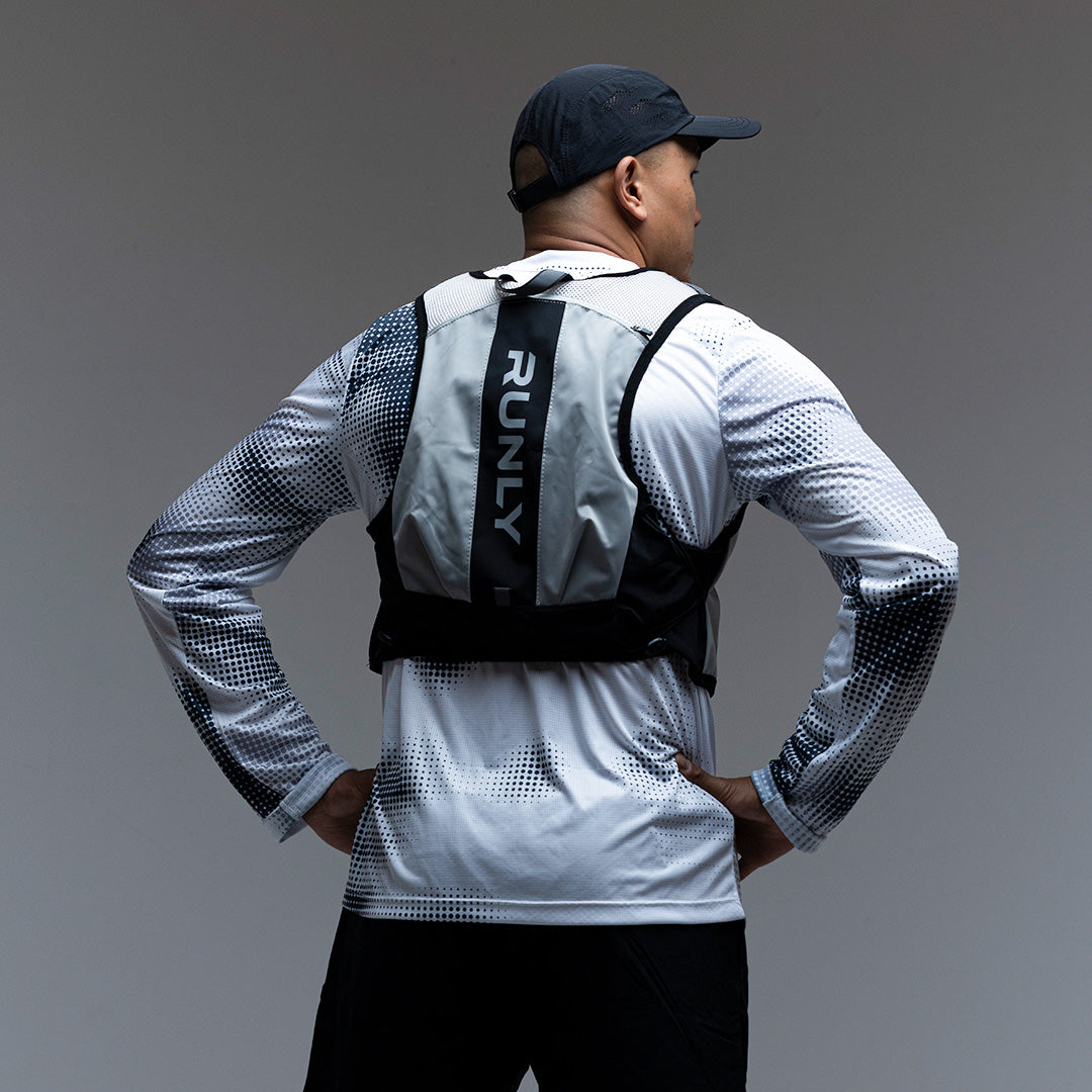 RUNNING VEST | HYBRID PRO | GREY/BLACK– RUNLY