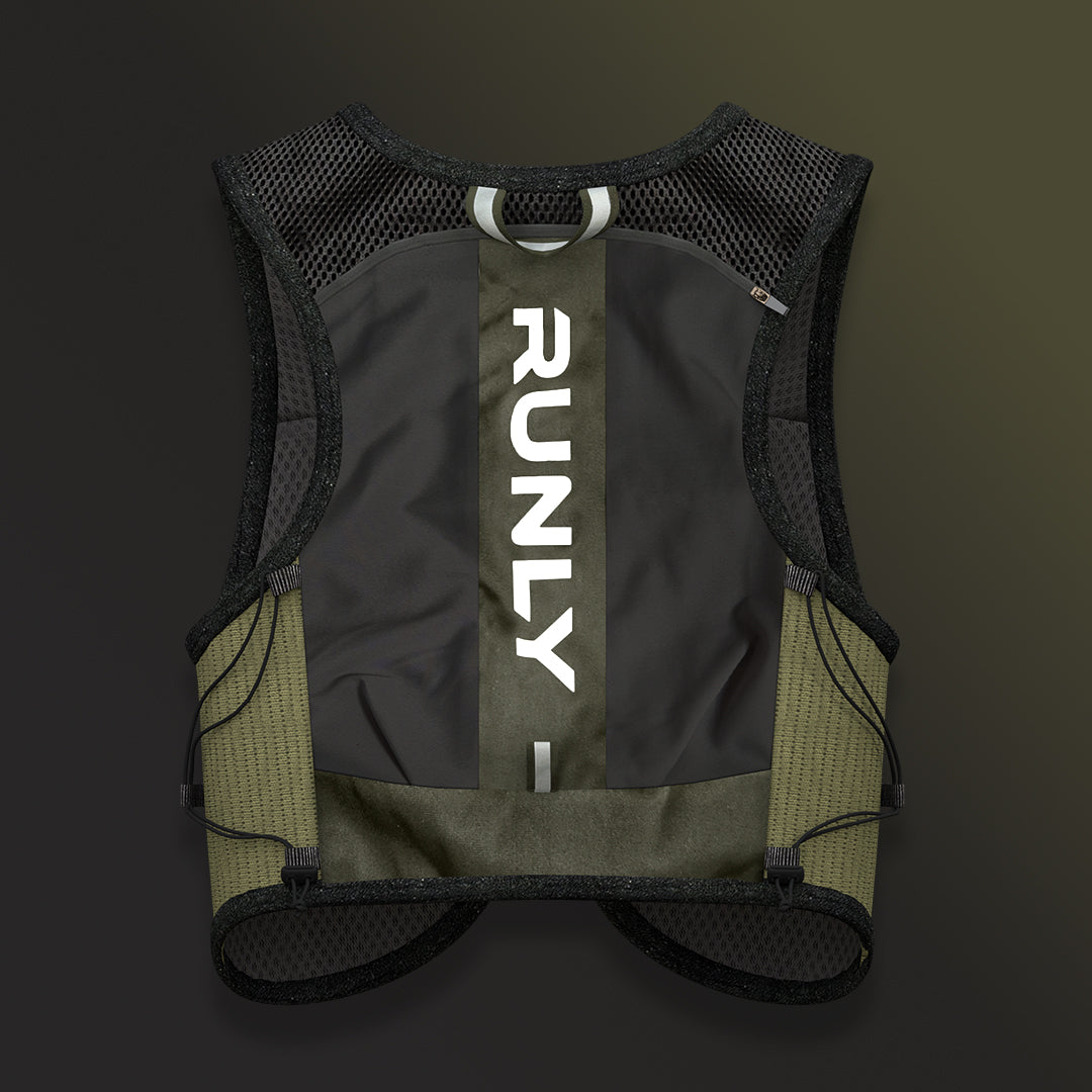RUNNING VEST | HYBRID PRO | FOREST BLACK– RUNLY