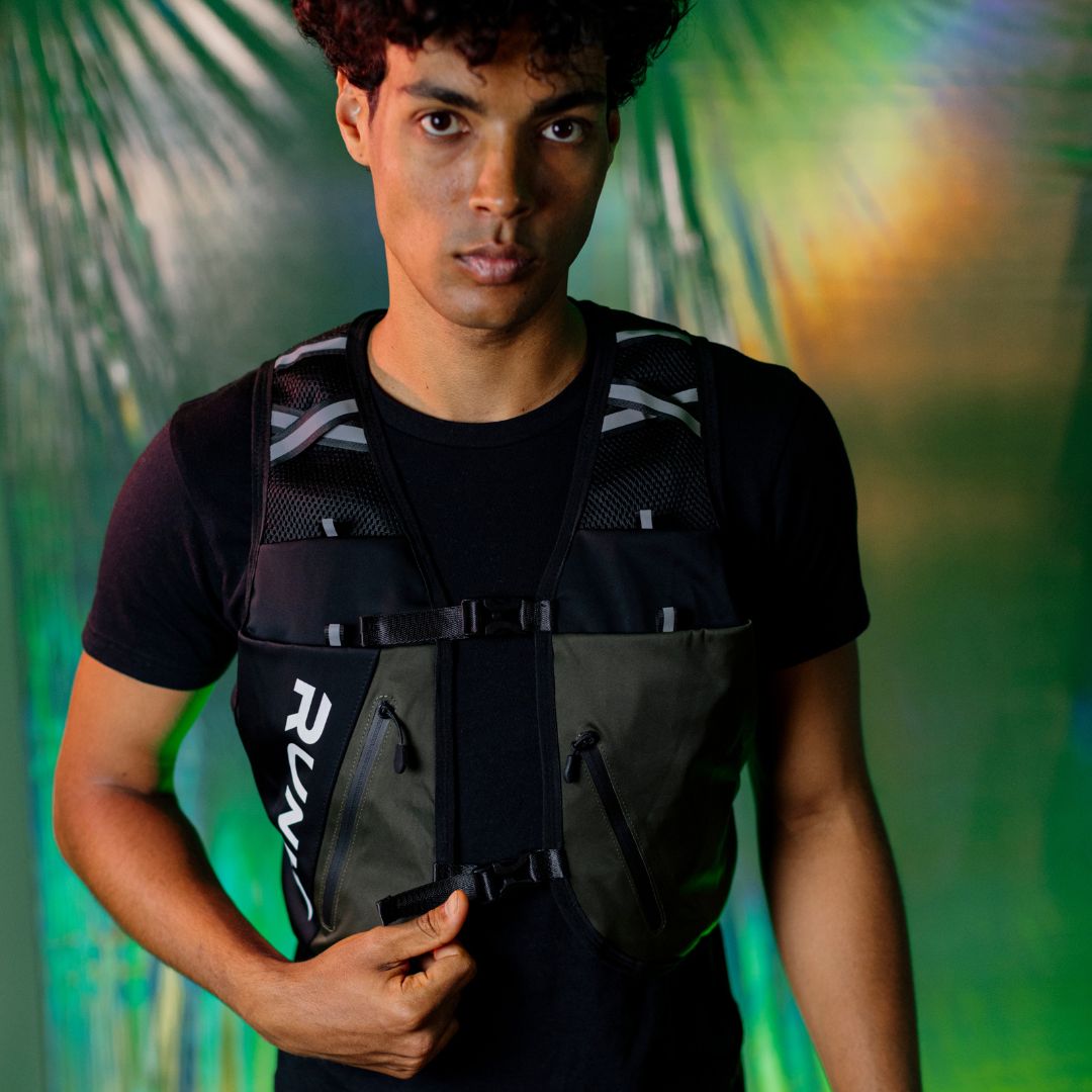 HYBRID PRO RUNNING VEST | FOREST BLACK