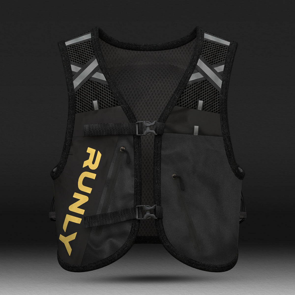 HYBRID PRO RUNNING VEST | BLACK GOLD