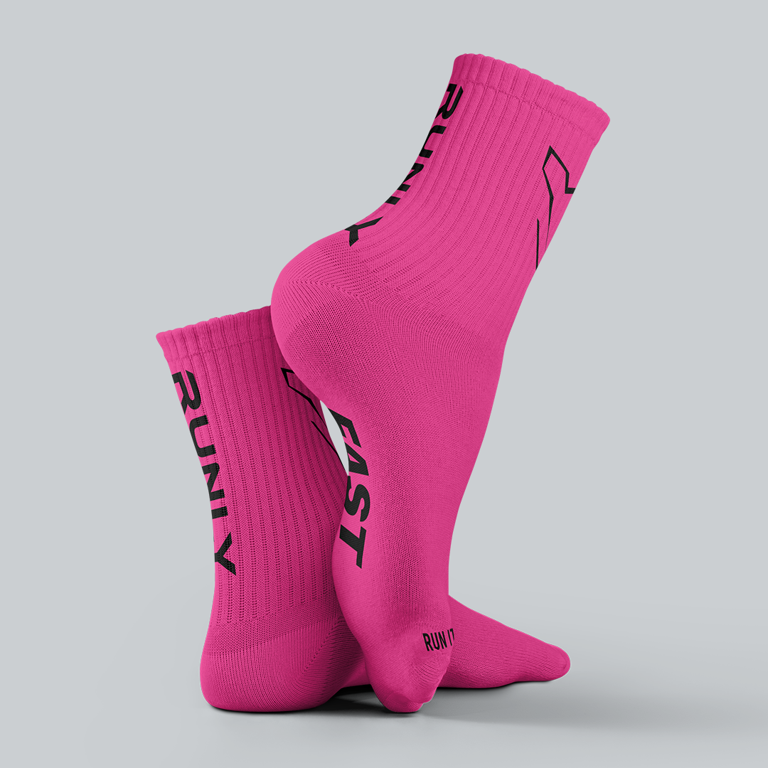 Running Socks | Hottest of Pinks