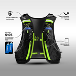 HYDRATION VEST | RUNLY R700 | BLACK
