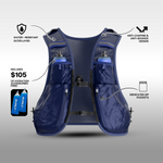 HYDRATION VEST | RUNLY R700 | NAVY BLUE