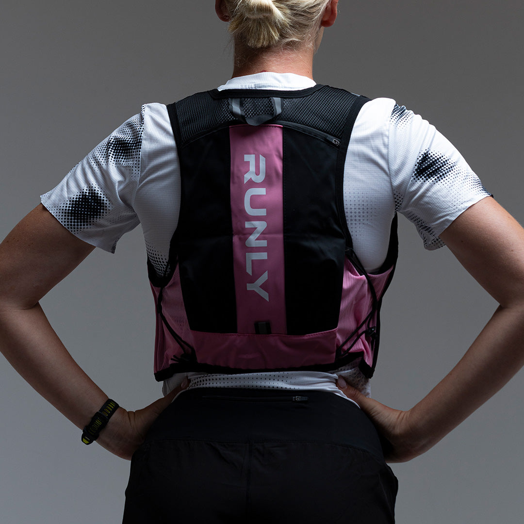 HYBRID PRO RUNNING VEST | ROSE BLACK