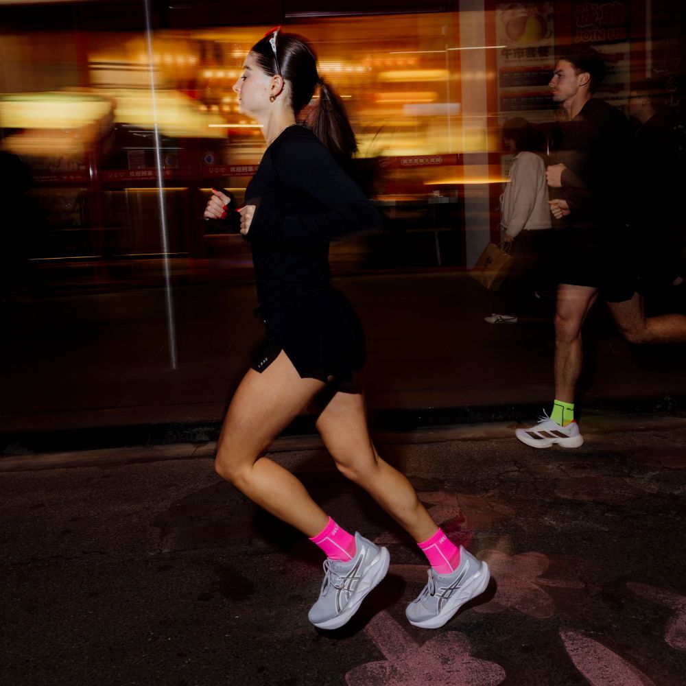 Performance Running Socks | Neon Pink