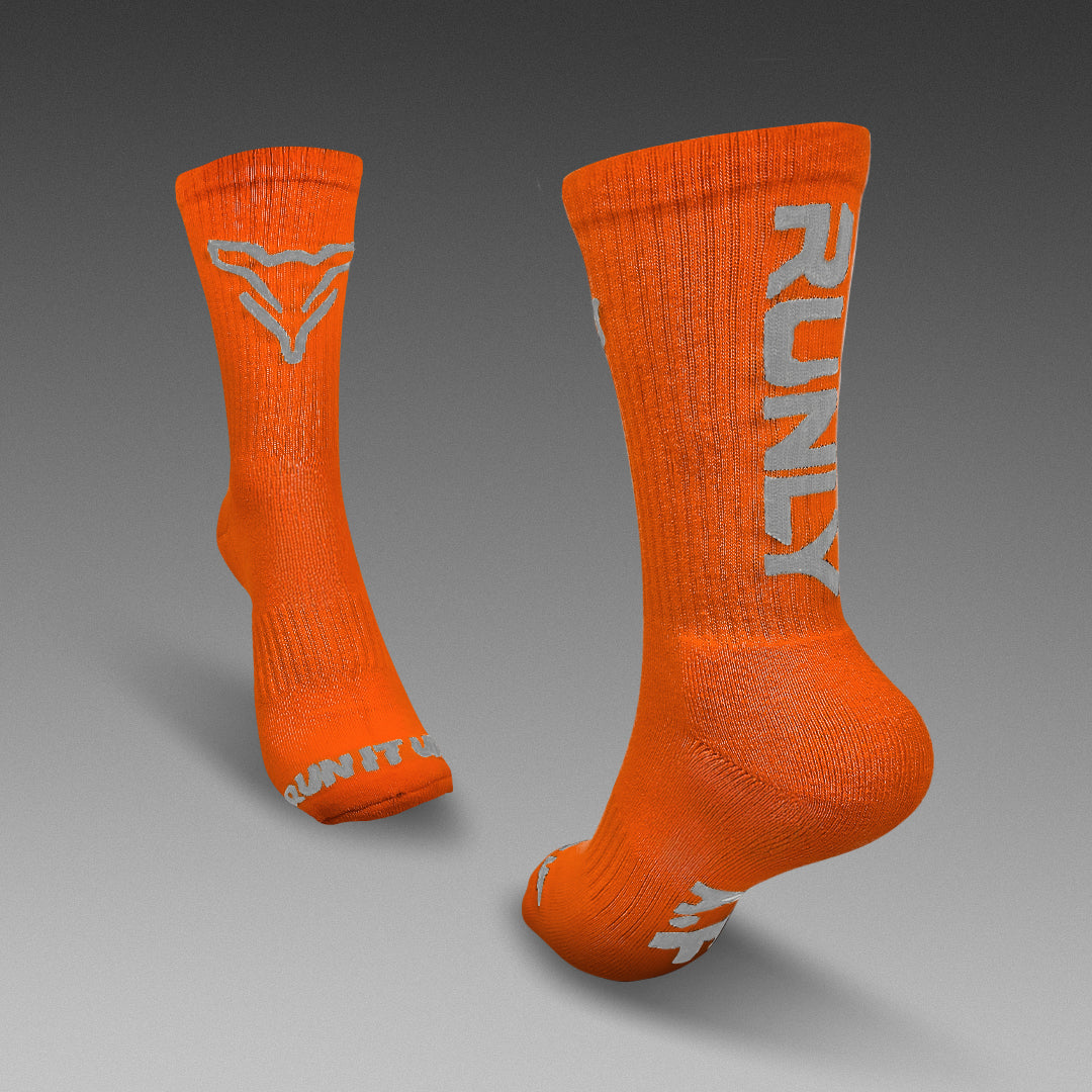 Running Socks | Fluro Orange