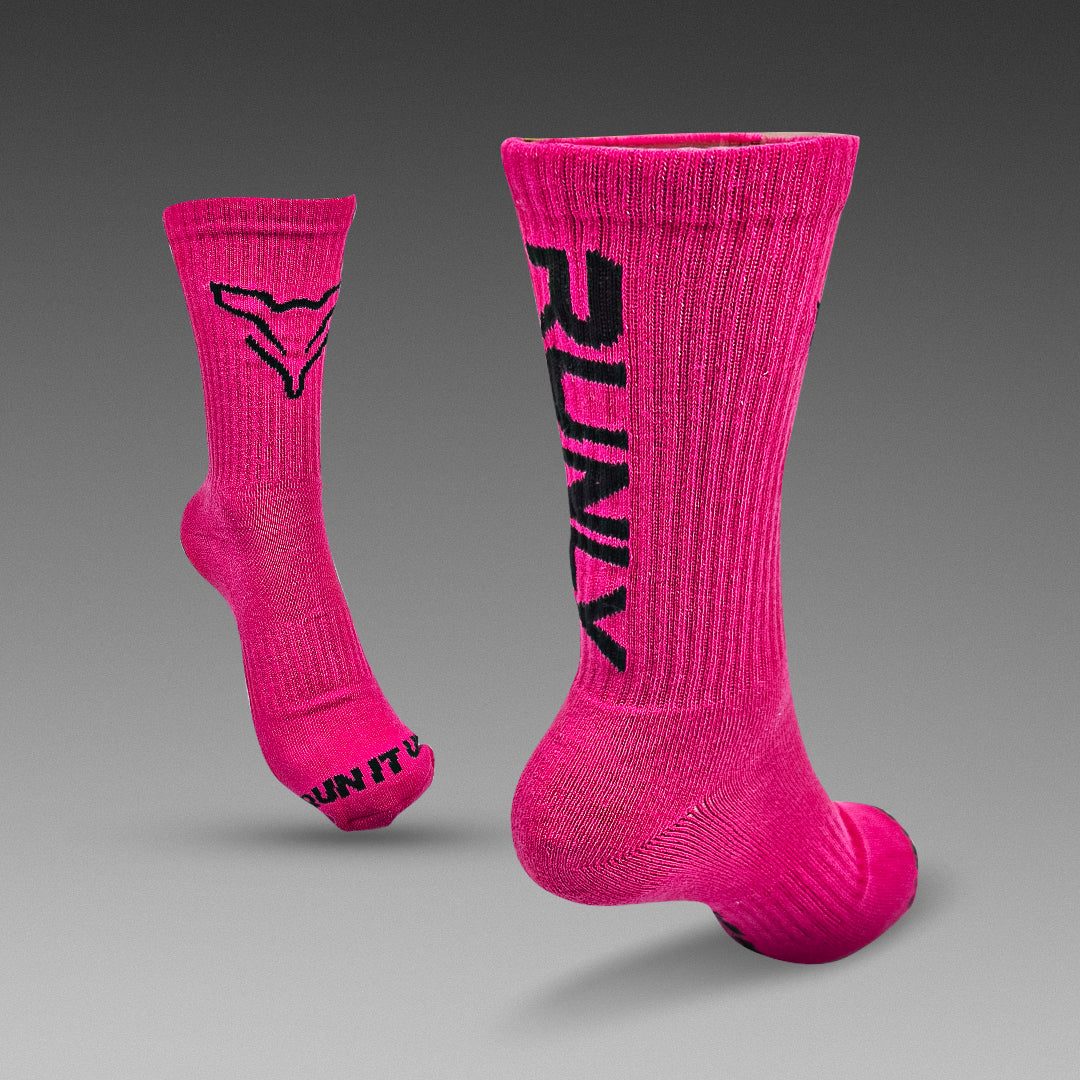 Running Socks | Hottest of Pinks