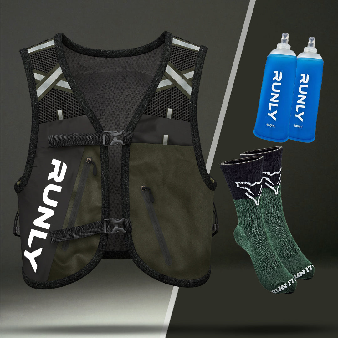 Forest Black + Soft Bottles + Socks Bundle