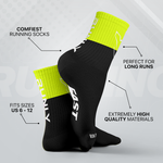 Running Socks | Highlighter Black